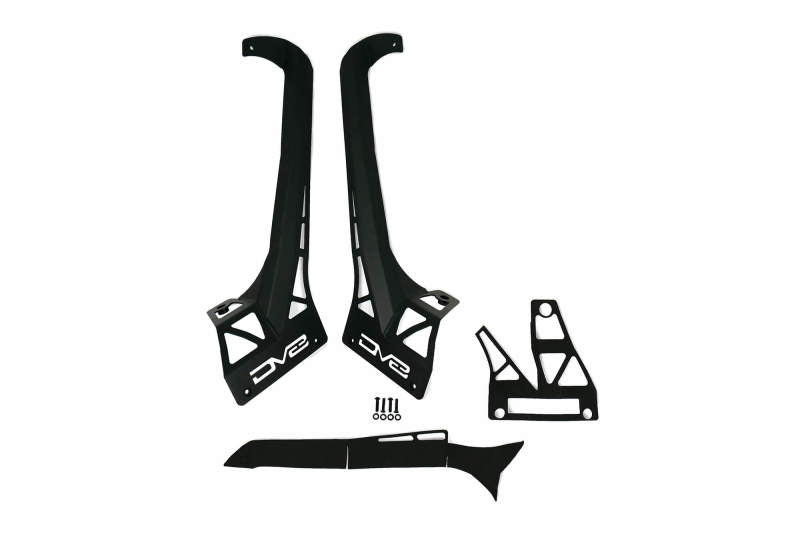 DV8 Offroad 20-22 Jeep JL 392 & JT Mojave A-Pillar Light Bar Mount LBJL-07 LBJL-07 Photo - Primary