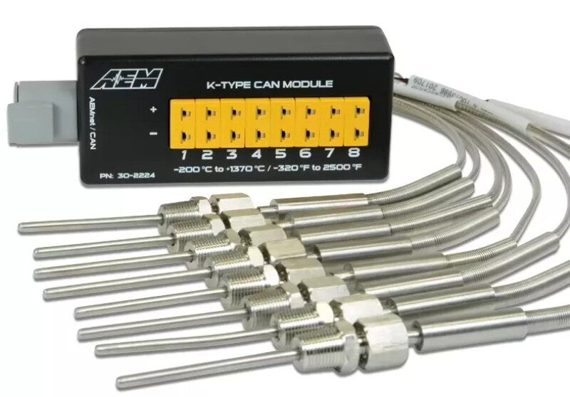 AEM 8 Channel K-Type Thermocouple EGT CAN Module 30-2224 30-2224 Photo - lifestyle view