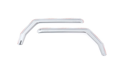 Putco Element Chrome Window Visors - Jeep Wrangler JK - Front only 480228 Photo - Primary