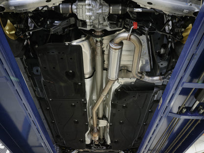 aFe 22-23 Ford Maverick EcoBoost L4 2.0L(t) Rebel Series 2-1/2in 304 SS Cat-Back w/ Polished Tip 49-33144-P 49-33144-P Photo - Mounted