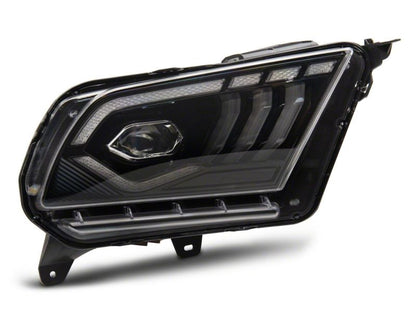 Raxiom 10-12 Ford Mustang w/ Factory Halogen LED Projector Headlights- Blk Housing (Clear Lens) 422461 422461 Photo - Close Up