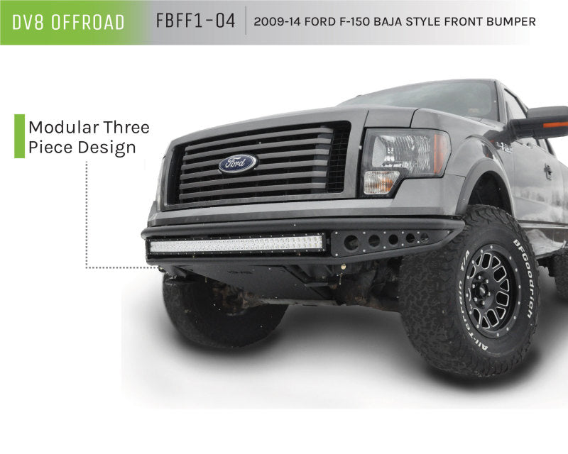 DV8 Offroad 09-14 Ford F-150 Baja Style Front Bumper FBFF1-04 FBFF1-04 Product Brochure - a specific brochure describing a Product