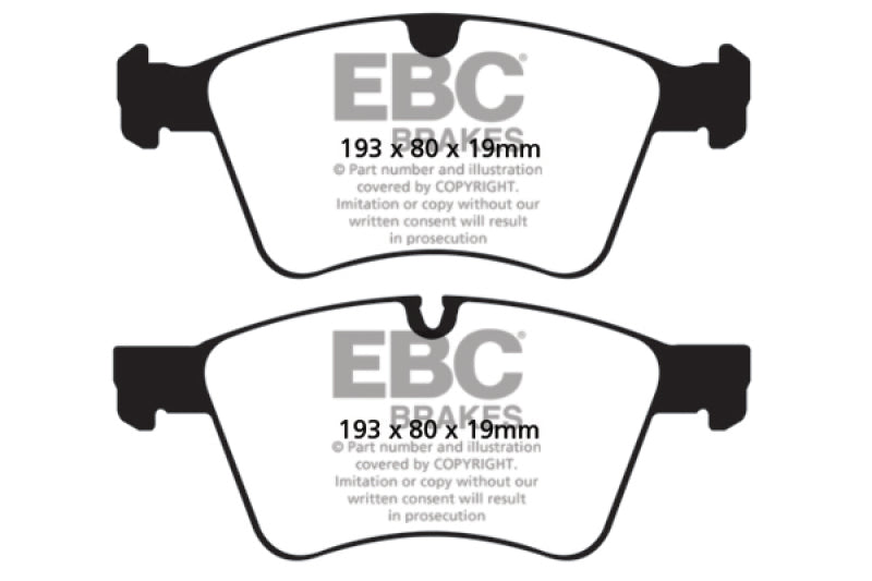 EBC 08-10 Mercedes-Benz GL320 3.0 TD (373mm Front Rotors) Ultimax2 Front Brake Pads UD1272 UD1272 Photo - Primary