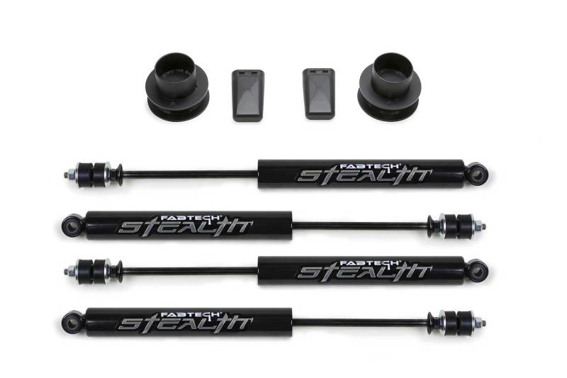 Fabtech 2.5" Coil Spacer System w/ Stealth Shocks K3060M Photo - Primary