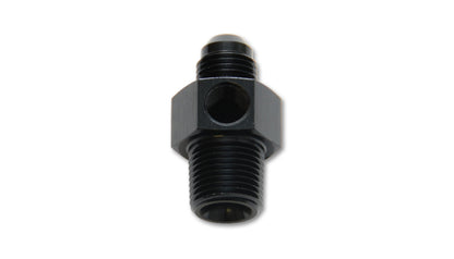 Vibrant -8AN Male to 3/8" NPT Male Union Adapter Fitting with 1/8" NPT Port 16498 Photo - Primary