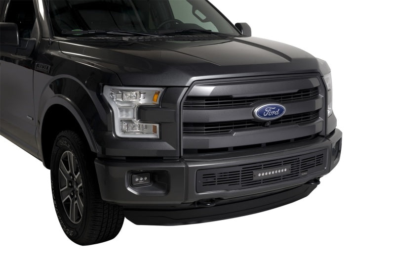 Putco 2015-2017, Ford F150 - Stainless Steel Black Bar Design w/10" Luminix 87160L Photo - Mounted