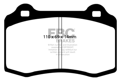 EBC Disc Brake Pad Set DP41140R Photo - Primary