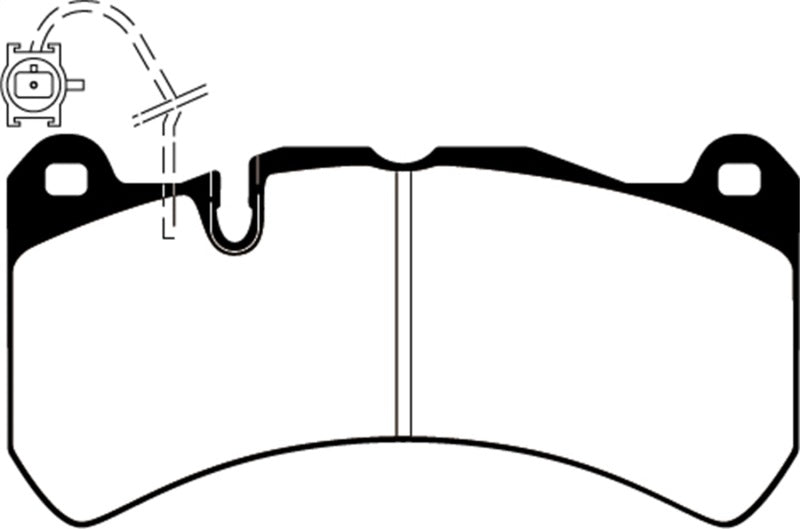 EBC 2014+ Maserati Ghibli 3.0TT RWD Yellowstuff Front Brake Pads DP42355R DP42355R Photo - Primary