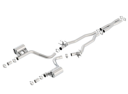Borla 2015 Dodge Challenger Hellcat 6.2L V8 ATAK Catback Exhaust No Tips Factory Valance 140646 140646 Photo - Primary