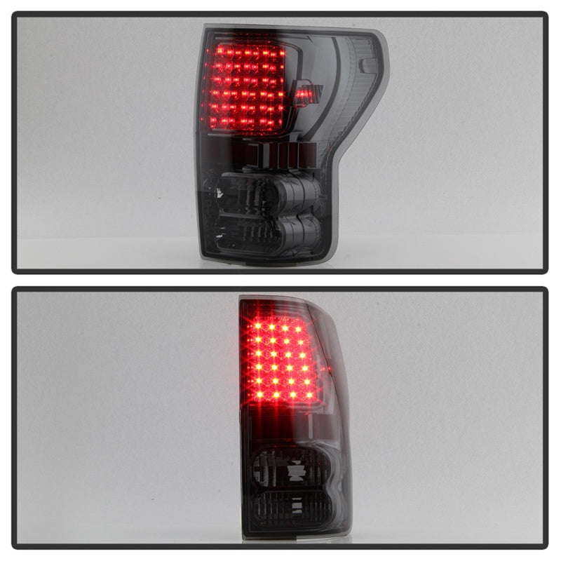 SPYDER Xtune Toyota Tundra 07-13 LED Tail Lights Smoke ALT-ON-TTU07-LED-SM 5013231 5013231 Photo - Unmounted
