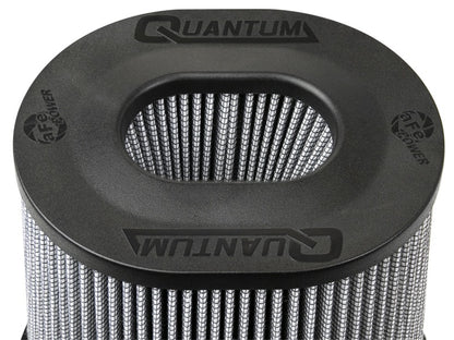 aFe Quantum Pro DRY S Air Filter Inverted Top - 5in Flange x 8in Height 21-91132 Photo - Unmounted
