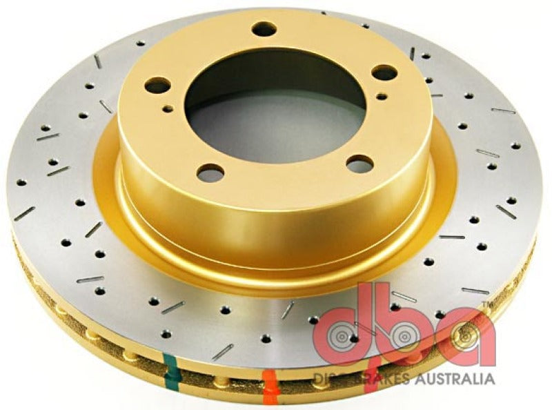 DBA 07+ Toyota Landcruiser 200 Series Front Drilled and Slotted 4000 Series Rotor 42722XS 42722XS Photo - Primary