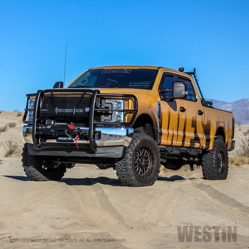Westin HDX Winch Mount Grille Guard 57-93905 Photo - Mounted
