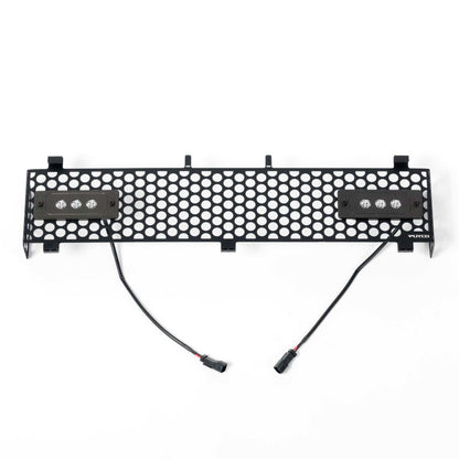 Putco 11-16 Ford SuperDuty - SS Black Punch Design w/ Qty 2 - 6in Light bars Bumper Grille Inserts 88165L-2 88165L-2 Photo - Primary