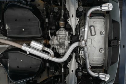 MBRP 2021+ Ford Bronco Sport (1.5L / 2.0L EcoBoost) 2.5in Res-Back Exhaust - Dual Rear - Alum. Steel S5207AL S5207AL Photo - Mounted