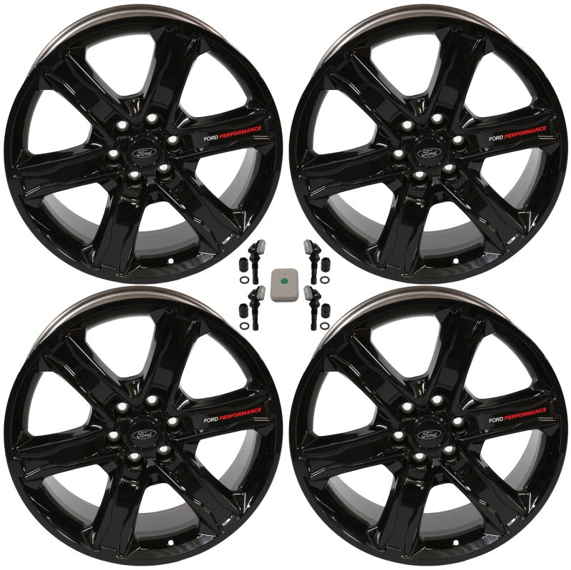 Ford Racing 15-22 F-150 22x9.5in Wheel Kit - Gloss Black M-1007K-S2295GB M-1007K-S2295GB Photo - Primary