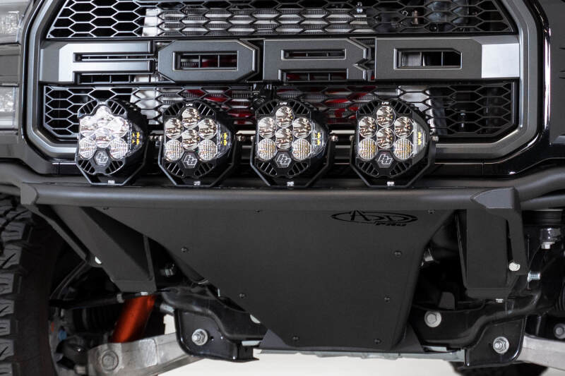 Addictive Desert Designs 17-20 Ford Raptor Pro Add-On Light Hoop - Hammer Black L1157521701NA L1157521701NA Photo - Primary