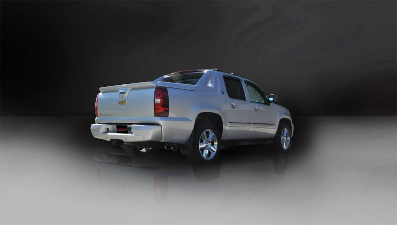 Corsa Performance 09-13 Chevrolet Suburban 1500 5.3L V8 Polished Sport Cat-Back Exhaust 14914 Photo - Mounted