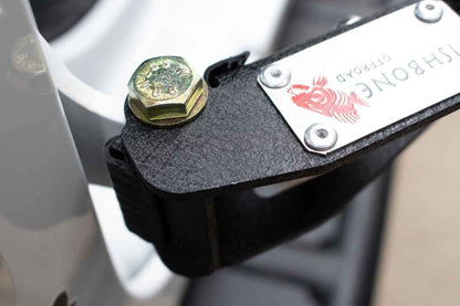 Fishbone Offroad 2007+ Jeep Wrangler/Gladiator Steel - Black Foot Peg Set FB21268 FB21268 Photo - lifestyle view