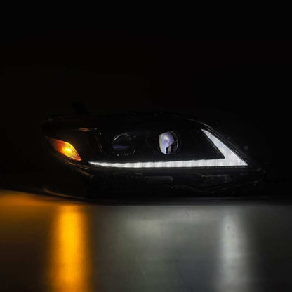 AlphaRex 11-21 Toyota Sienna LUXX LED Proj Headlights Plank Style Alpha Black w/Seq Signal/DRL 880765 880765 User 4