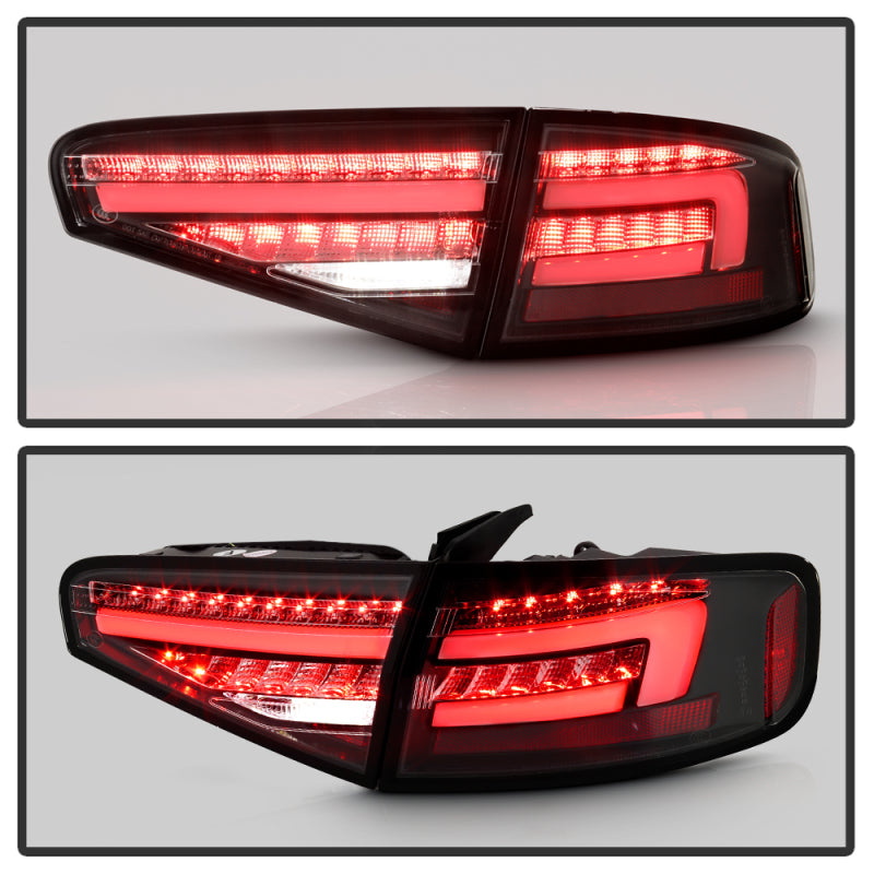 SPYDER 13-16 Audi A4 4DR LED Tail Lights LED Clear Reverse Lights - Black ALT-YD-AA413-SEQ-BK 5087171 5087171 User 6