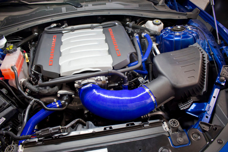 Mishimoto Chevy Camaro SS Silicone Induction Hose, 2016+ MMHOSE-CAM8-16IHBL Photo - Primary