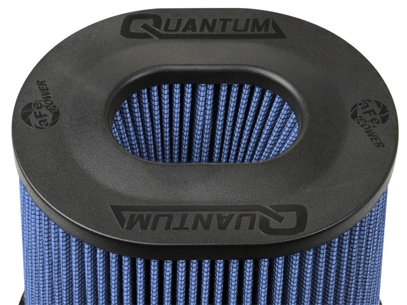 aFe Quantum Pro-5 R Air Filter Inverted Top - 5in Flange x 9in Height 23-91129 Photo - Unmounted