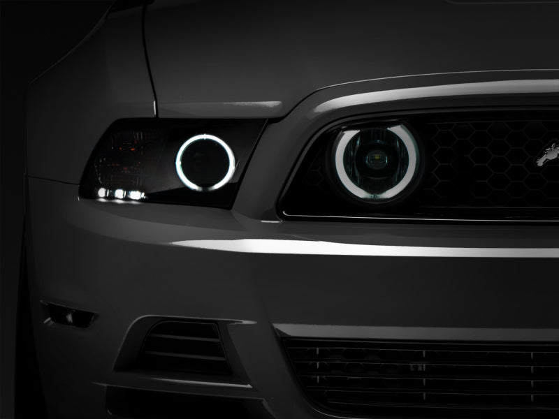 Raxiom 13-14 Ford Mustang GT CCFL Halo Fog Lights (Smoked) 49177 49177 Photo - Primary