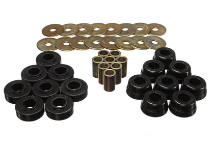 Energy Suspension Body Mount Set Black Chevrolet Corvette All 1973-1982 3.4126G Photo - Primary