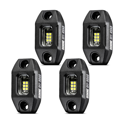 Borne Off-Road Rock Light (Kit of 4) Short Harness BNLT-RL-4A BNLT-RL-4A Photo - Primary