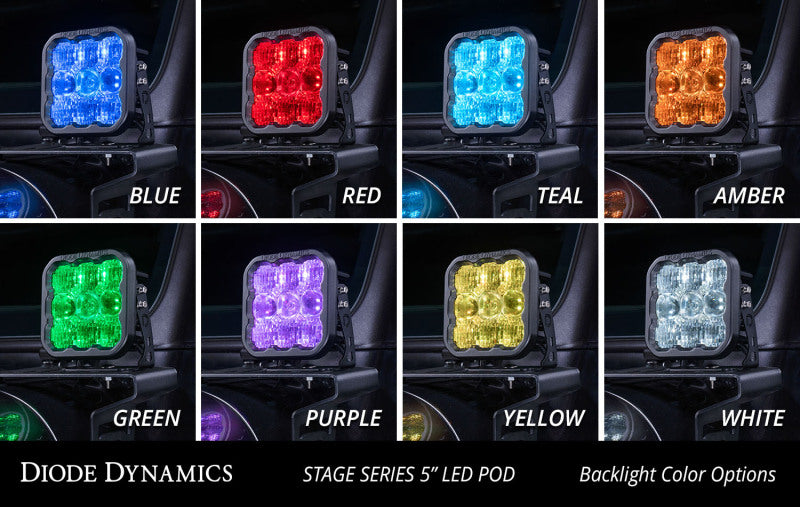 Diode Dynamics SS5 Sport Universal CrossLink 5-Pod Lightbar - Yellow Combo DD6797 DD6797 User 2