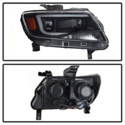 SPYDER xTune Chevy Colorado 15-17 Halogen Only Projector Headlights - DRL - Black PRO-JH-CCO04-LBDRL-BK 9039287 9039287 Photo - Unmounted