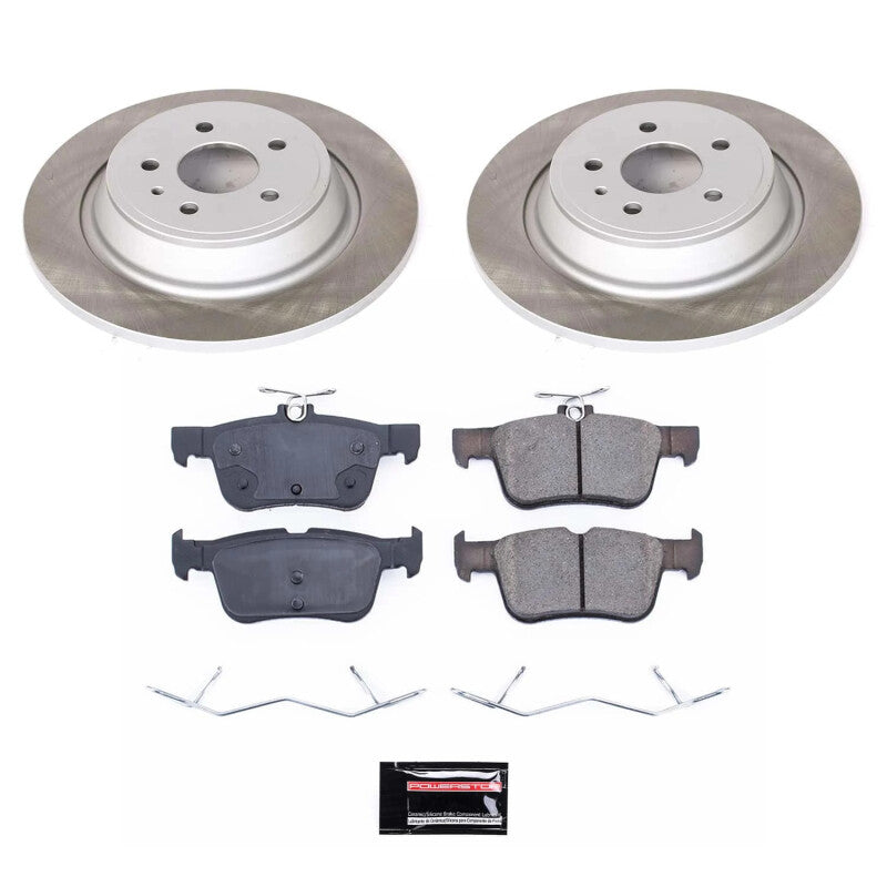 PowerStop Power Stop 13-16 Lincoln MKZ Rear Semi-Coated Rotor Kit SC6817 SC6817 Photo - Primary