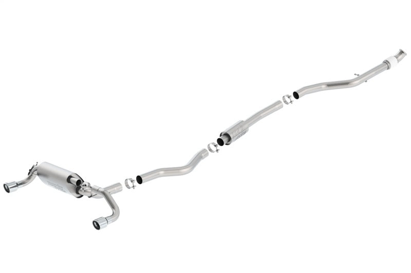 Borla 13-16 BMW 335i / 435i Atak Cat back SS 3.0in, 2.25in 3.5in Tip Single Rolled 140580 140580 Photo - Primary