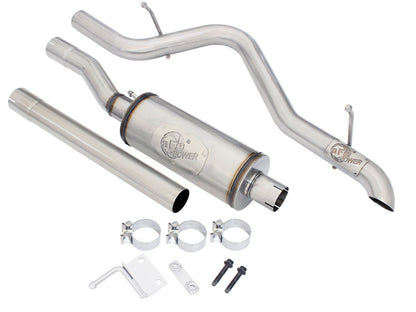 aFe  POWER 49-48055 MACH Force-Xp 2-1/2" 409 Stainless Steel Cat-Back 49-48055 Photo - Unmounted