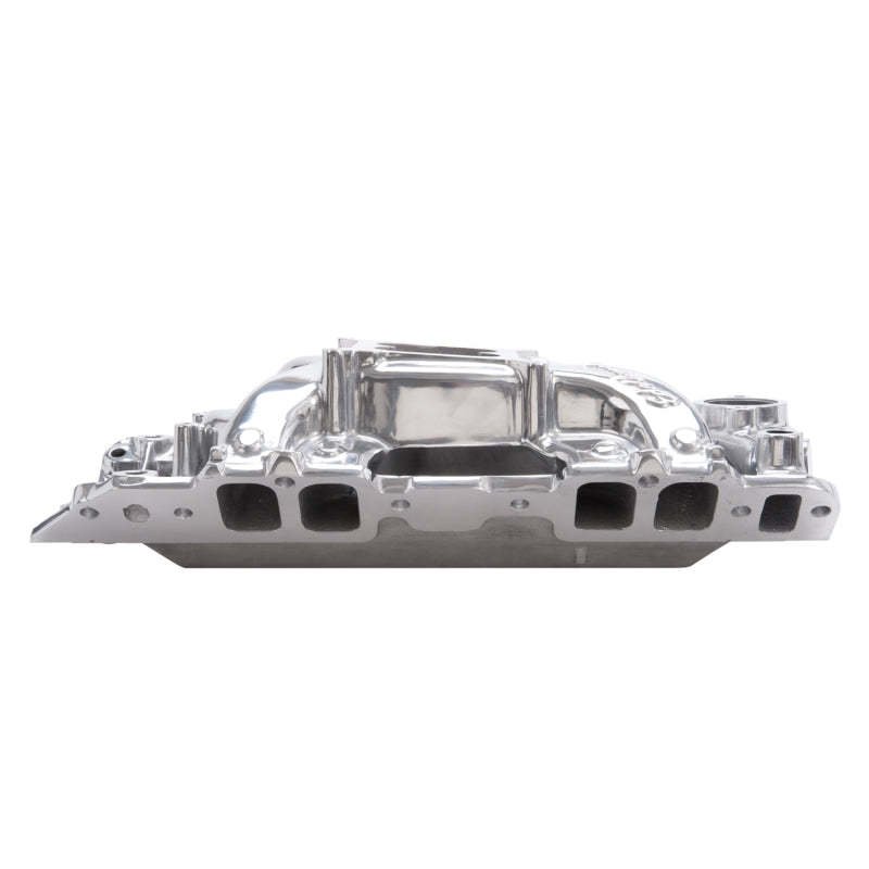 Edelbrock Polished B/b Chev Rect. Port Rpm Air-gap Manifold 75621 Photo - out of package