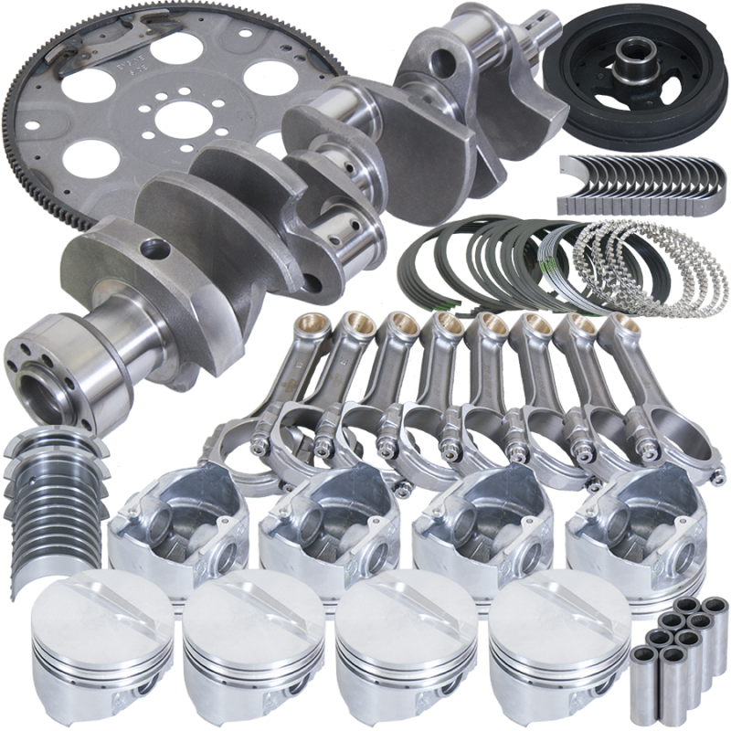 Eagle Chevrolet 350 Balanced 1Pc Rear Seal Rotating Assembly Kit .040 Bore Dome 153 Tooth Flex Plate B13005L04053 B13005L04053 Photo - Primary