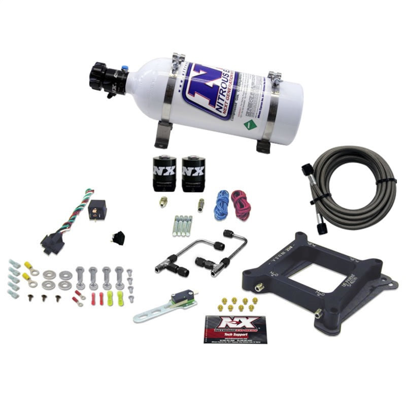 Nitrous Express 4150 Gemini Stage 6 Alcohol Nitrous Kit (50-300HP) w/5lb Bottle 60045-05 60045-05 Photo - Primary