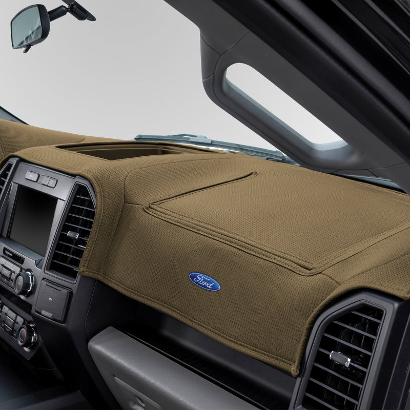Covercraft Limited Edition Custom Dash Cover with Ford Blue Oval Logo 61772DF24-00-23 61772DF24-00-23 Photo - Primary