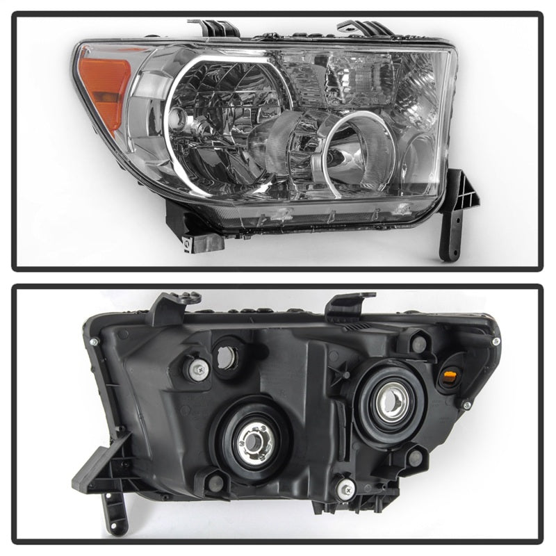 SPYDER xTune 07-13 Toyota Tundra (w/o Headlight Washer) Headlight - OEM Right (HD-JH-TTU07-OE-R) 9042270 9042270 Photo - Unmounted