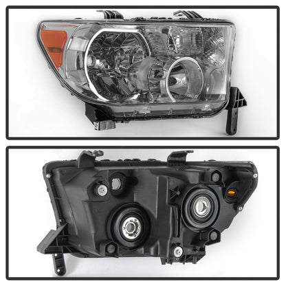 SPYDER xTune 07-13 Toyota Tundra (w/o Headlight Washer) Headlight - OEM Right (HD-JH-TTU07-OE-R) 9042270 9042270 Photo - Unmounted