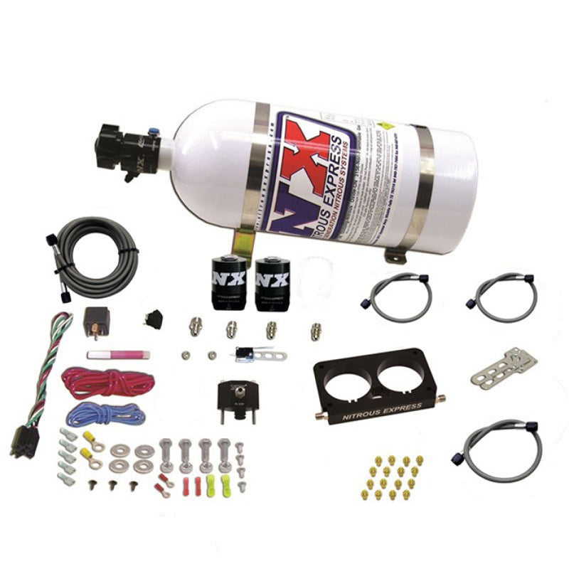 Nitrous Express 96-04 Ford Mustang Cobra 4 Valve (Stock TB) Nitrous Kit (50-300HP) w/10lb Bottle 20950D-10 20950D-10 Photo - Primary
