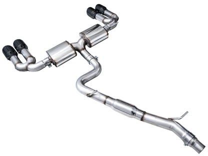 AWE Tuning AWE 22-24 Audi 8Y S3 Touring Edition Exhaust - Diamond Black Tips 3015-43897 3015-43897 Photo - out of package
