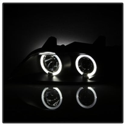 Spyder BMW Z3 96-02 Projector Headlights LED Halo Black High H1 Low H1 PRO-YD-BMWZ396-HL-BK 5009081 5009081 Photo - Unmounted