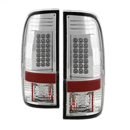 Spyder Ford Super Duty 08-15 LED Tail Lights Chrome ALT-YD-FS07-LED-C 5003904 5003904 Photo - Primary