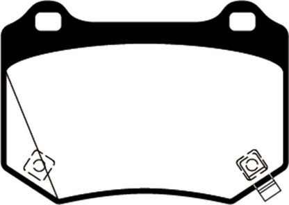 EBC 18+ WRX STI Yellowstuff Rear Brake Pads DP42361R DP42361R Photo - Primary