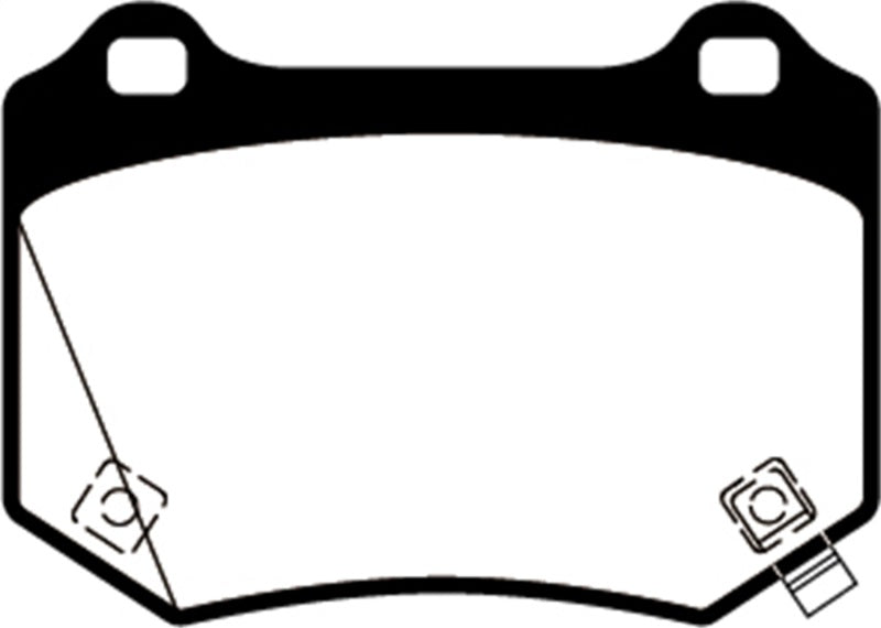 EBC 18+ WRX STI Yellowstuff Rear Brake Pads DP42361R DP42361R Photo - Primary