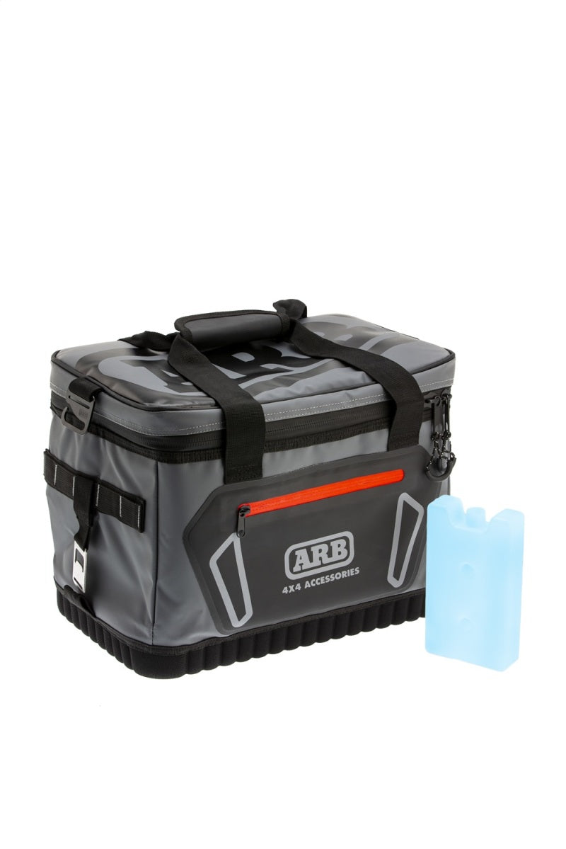 ARB Cooler Bag Charcoal w/ Red Highlights 15in L x 11in W x 9in H Holds 22 Cans 10100376 10100376 Photo - Unmounted
