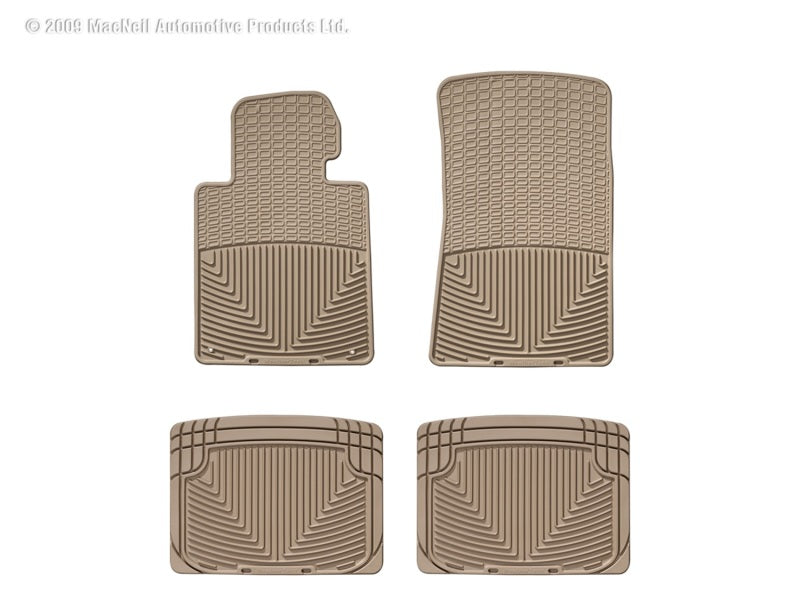 WeatherTech WT Rubber Mats - Rear - Tan Floor Mats Floor Mats - Rubber main image