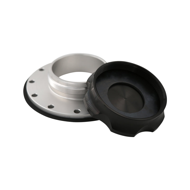 Aeromotive Fillcap - Screw-On - 3in - Flanged - 6-Bolt - Black 18730 18730 Photo - Close Up